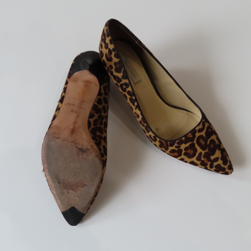 Cole Haan Giraffe Print Heels size 6.5 - Picture 3 of 16